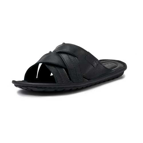 Шлепанцы мужские Alessio Nesca Comfort TR-AMR-046A черные 41 RU в Конверс