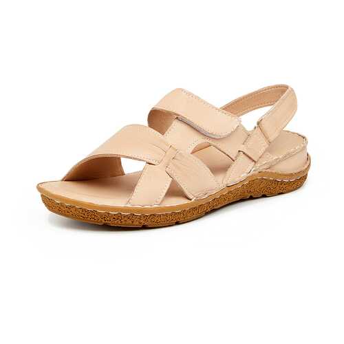 Босоножки женские Alessio Nesca Comfort 710018218 бежевые 39 RU в Конверс