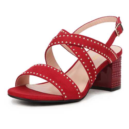 Босоножки женские T.Taccardi JX20S-242B красные 37 RU в Конверс
