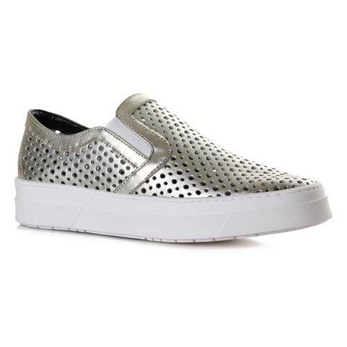 Слипоны женские Studio Pollini SA15093G01T40900 золотистые 40 RU в Конверс