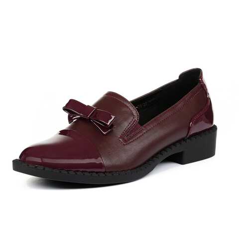 Лоферы женские T.Taccardi K0490LC-7A бордовые 37 RU в Конверс