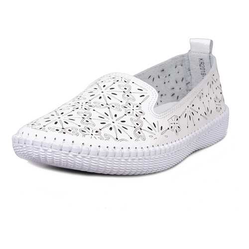Мокасины женские Alessio Nesca Comfort 14806110 белые 36 RU в Конверс