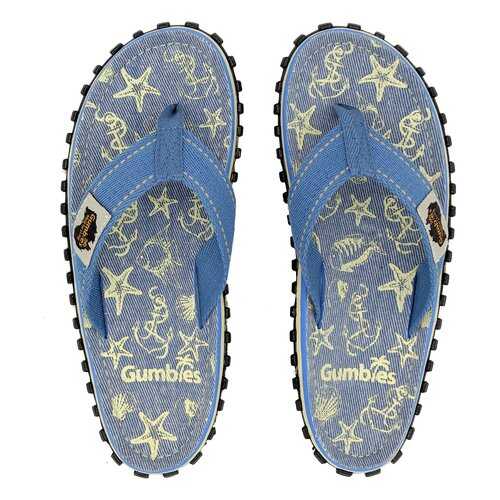 Шлепанцы женские Gumbies Islander Canvas Sea Shells 2020 (37) в Конверс