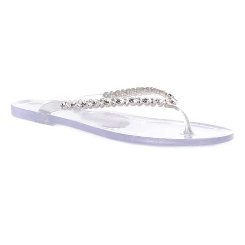 Шлепанцы женские MENGHI SHOES 704/CRI серебристые 38 RU в Конверс