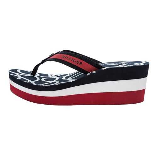 Шлепанцы женские Tommy Hilfiger FW0FW04806 синие 40 US в Конверс