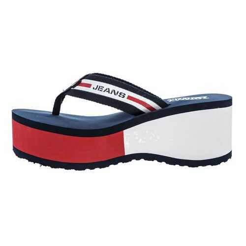 Шлепанцы женские Tommy Jeans EN0EN00855 синие 39 US в Конверс