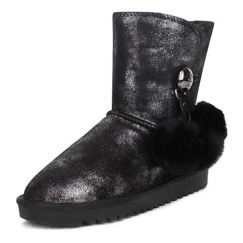 Угги женские Pierre Cardin 01607200 черные 37 RU в Конверс